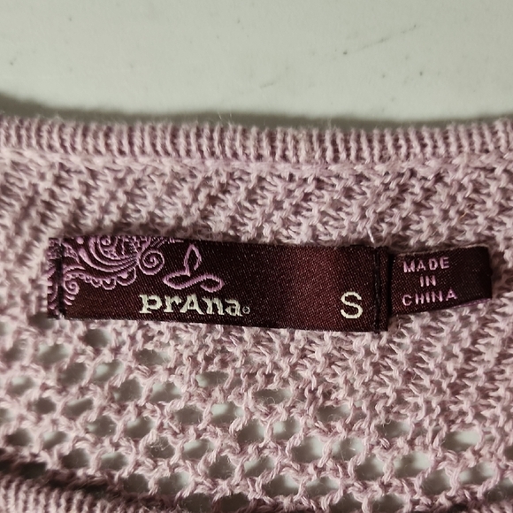 Prana Mauve Scoop Neck Sweater - Picture 2 of 8